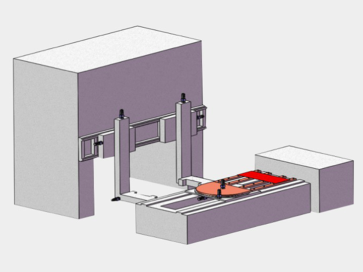 Hot and cold punching machine loading and unloading robot